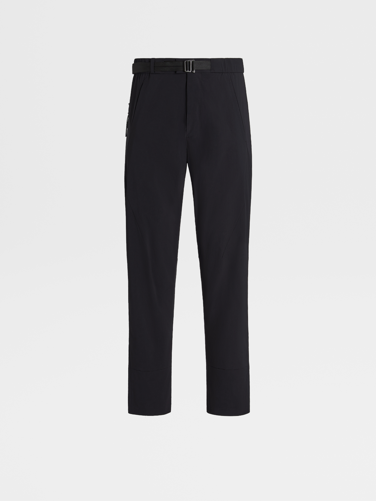 Black Stretch Nylon Pants